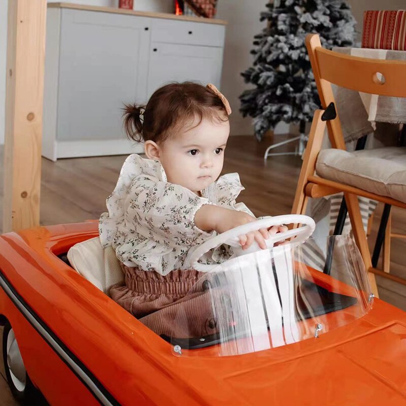 2Pcs Korean Lace Ruffle Cute Baby Romper With Hat Set Infant Vintage Floral Long Sleeve Jumpsuit Toddler Baby Girl Sweet Clothes