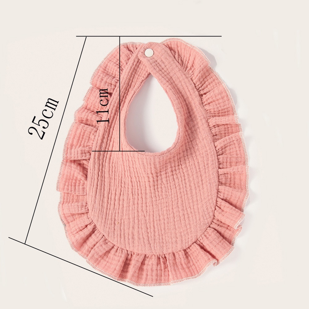 Korean Style Baby Feeding Drool Bib Ruffle Solid Infants Lace Saliva Towel Soft Cotton Burp Cloth For Newborn Toddler Kids Bibs Korean Style Baby Feeding Drool Bib Ruffle Solid Infants Lace Saliva Towel Soft Cotton Burp Cloth For Newborn Toddler Kids Bibs