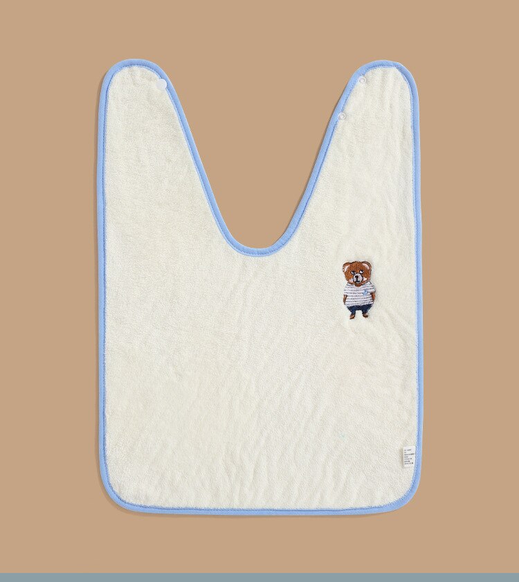 Coral Velvet Baby Bibs Cartoon Waterproof Washcloth Infant Bib Burp Cloths Bandana Scarf for Kids Boy Girl Feeding Saliva Towel