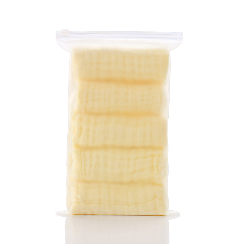 5pcs/Lot Baby Towels Muslin 6 Layers Cotton Soft Baby Face Towel Handkerchief Bathing Feeding Face Washcloth Wipe Burp Cloths