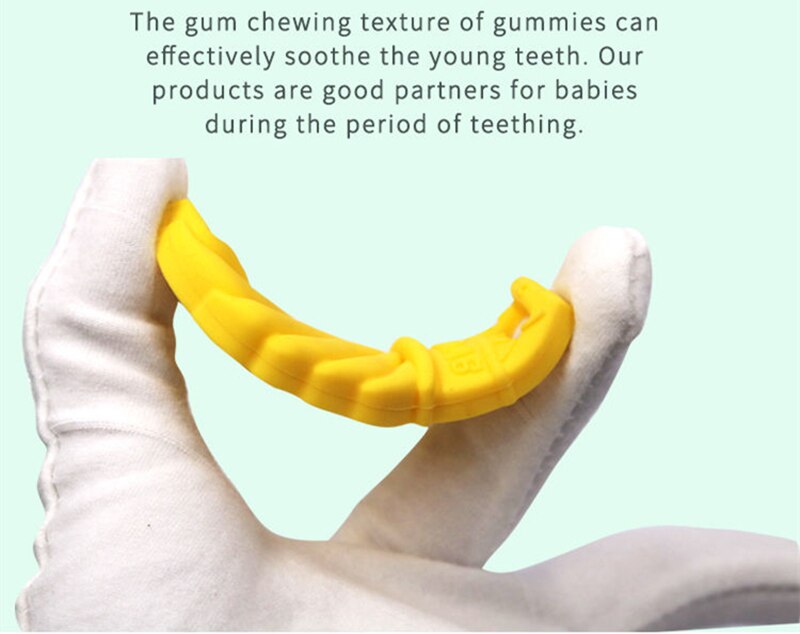 1pc Baby Teether Food Grade Silicone Cartoon Newborn Nursing Gift BPA Free DIY Baby Teething Toy Pacifier Chain Accessories