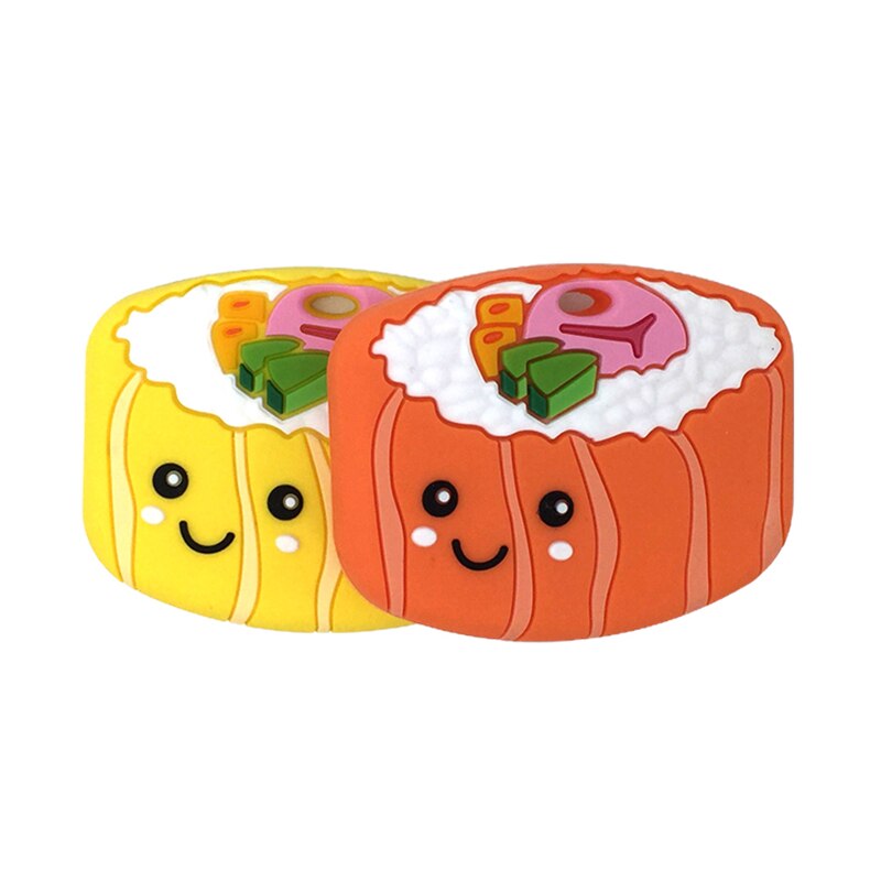 1pc Baby Teether Food Grade Silicone Cartoon Newborn Nursing Gift BPA Free DIY Baby Teething Toy Pacifier Chain Accessories