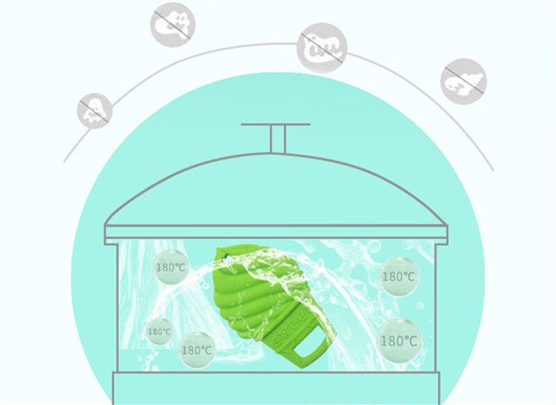 1pc Baby Teether Food Grade Silicone Cartoon Newborn Nursing Gift BPA Free DIY Baby Teething Toy Pacifier Chain Accessories