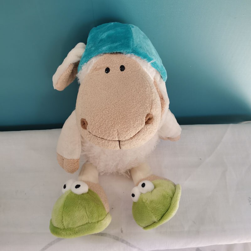 35cm Head Flower Sheep Plush Toys Kawaii Lamb Stuffed Animal Dolls Birthday Gifts Toy For Children Wholesale with Free Shipping