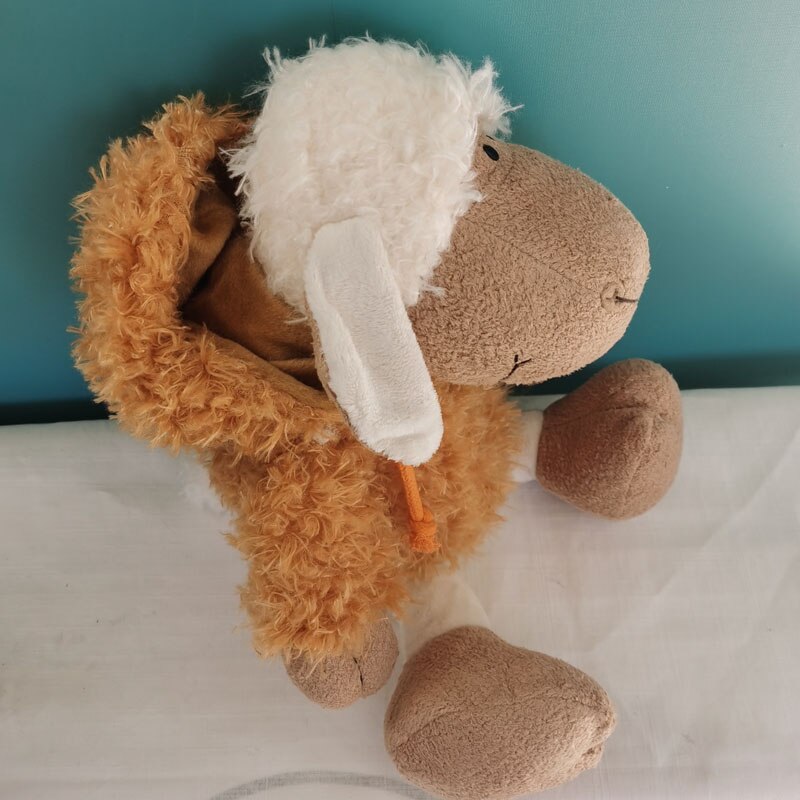 35cm Head Flower Sheep Plush Toys Kawaii Lamb Stuffed Animal Dolls Birthday Gifts Toy For Children Wholesale with Free Shipping