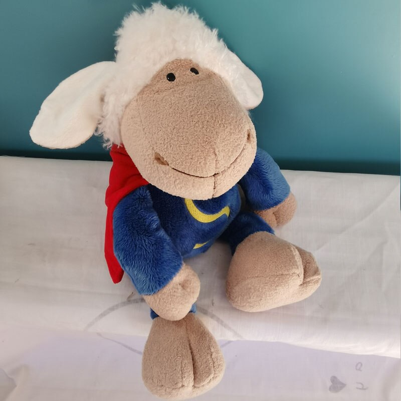 35cm Head Flower Sheep Plush Toys Kawaii Lamb Stuffed Animal Dolls Birthday Gifts Toy For Children Wholesale with Free Shipping