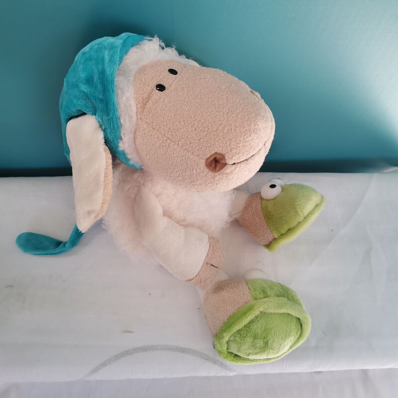 35cm Head Flower Sheep Plush Toys Kawaii Lamb Stuffed Animal Dolls Birthday Gifts Toy For Children Wholesale with Free Shipping