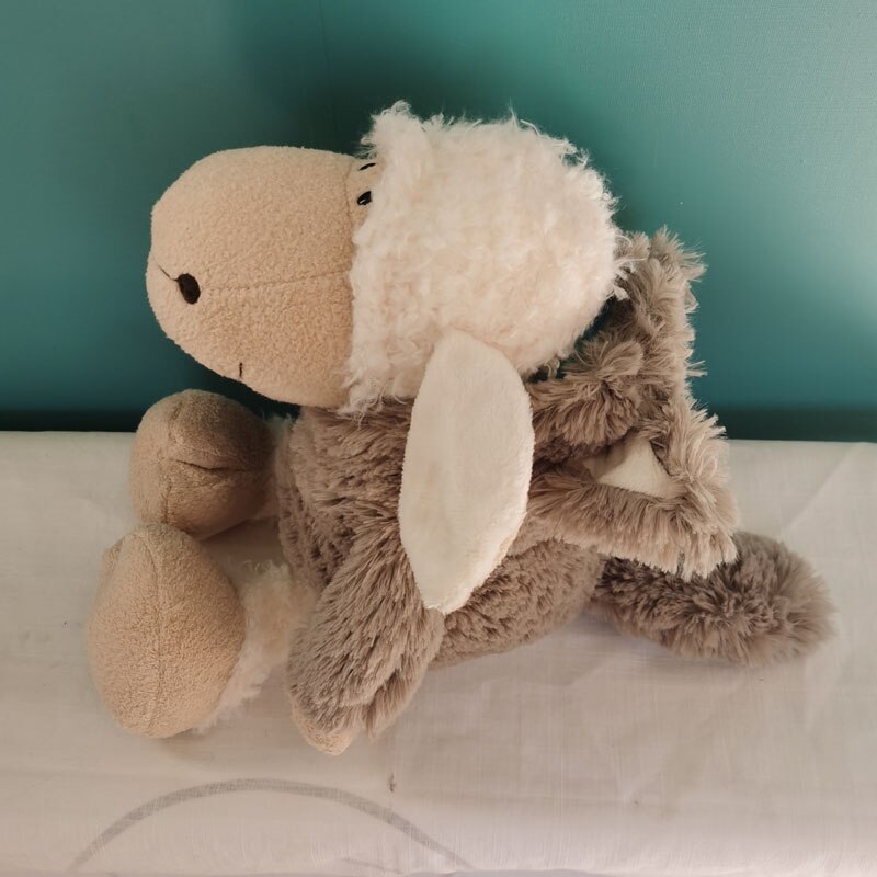 35cm Head Flower Sheep Plush Toys Kawaii Lamb Stuffed Animal Dolls Birthday Gifts Toy For Children Wholesale with Free Shipping