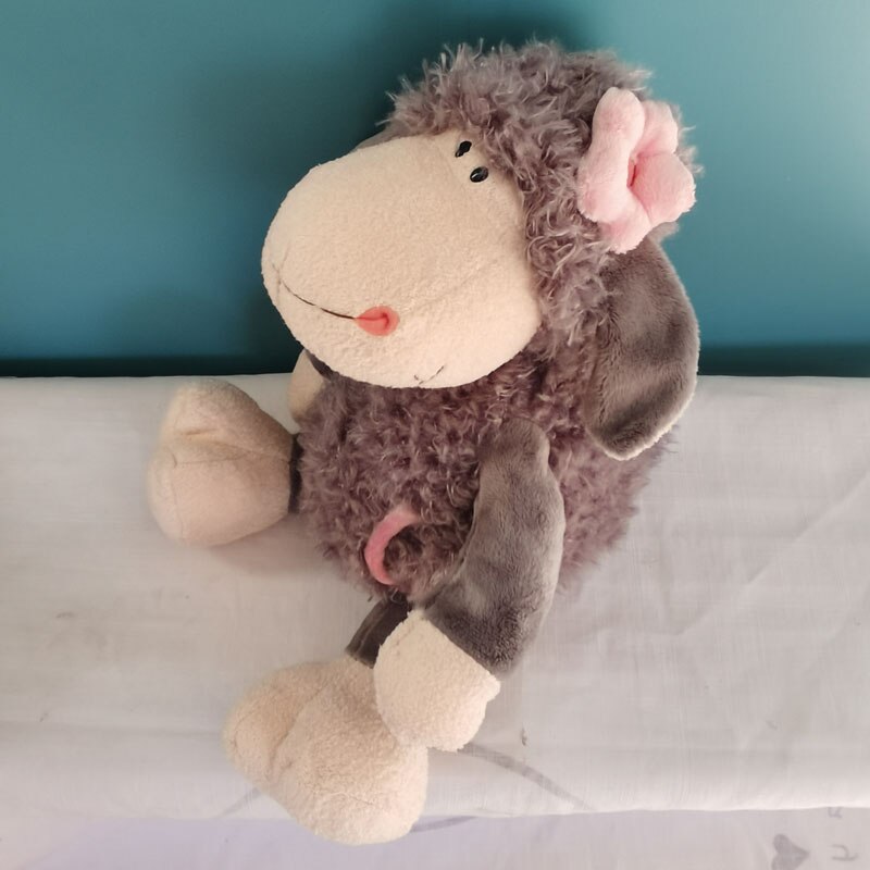 35cm Head Flower Sheep Plush Toys Kawaii Lamb Stuffed Animal Dolls Birthday Gifts Toy For Children Wholesale with Free Shipping