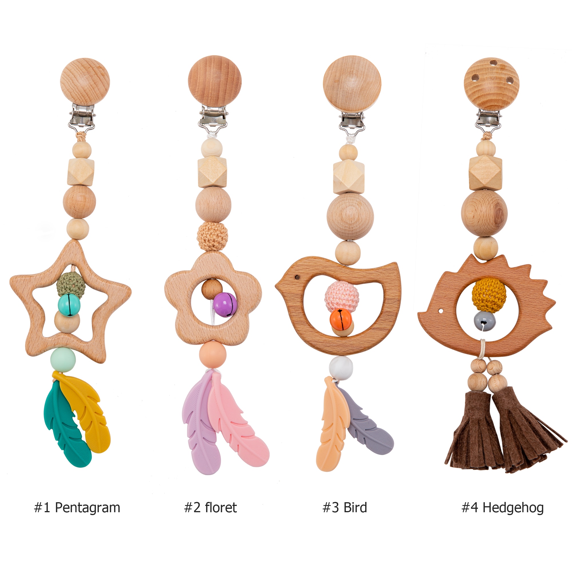 Wooden Music Rattle Animal Star Mobile Holder Teething Pendant Wooden Gym Rodent Silicone Bead Necklace Clip rattle for stroller Wooden Music Rattle Animal Star Mobile Holder Teething Pendant Wooden Gym Rodent Silicone Bead Necklace Clip rattle for stroller