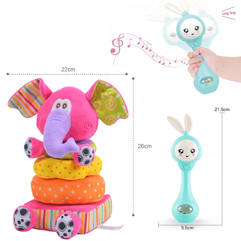 Toys For Newborn Children Educational Baby Toys Soft Plush Mobile Rattles Toys Kidsbele Elephant Stacking Baby Toys Handbell Toys For Newborn Children Educational Baby Toys Soft Plush Mobile Rattles Toys Kidsbele Elephant Stacking Baby Toys Handbell