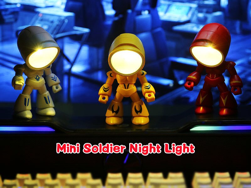 LED Mini Night Light Cute Dog Deer Foldable Desk Lamps Desktop Ornament Book Light Kids Room Bedside Bedroom Decor Holiday Gifts