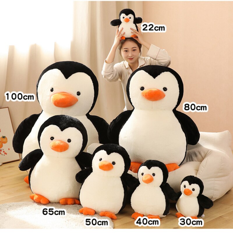 20-65cmKawaii Huggable Soft Penguin Plush Toy for Children Stuffed Toys Baby Doll Kids Toy Birthday Cute Gift For Children Girls
