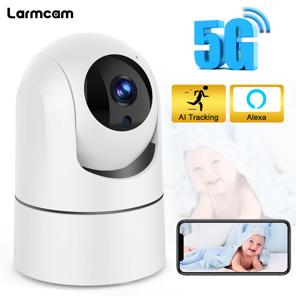 Larmtek IP Camera 5G WiFi Baby Monitor 1080P Mini Indoor CCTV Security 2K 4MP AI Tracking Audio Video Surveillance Camera Alexa Larmtek IP Camera 5G WiFi Baby Monitor 1080P Mini Indoor CCTV Security 2K 4MP AI Tracking Audio Video Surveillance Camera Alexa