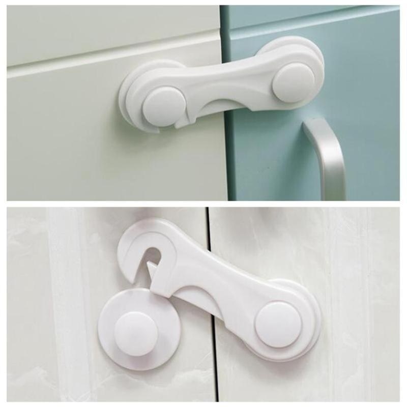 5pcs/lot Children Security Protector Baby Care Multi-function Child Baby Safety Lock Cupboard Cabinet Door Drawer Safety Locks 5pcs/lot Children Security Protector Baby Care Multi-function Child Baby Safety Lock Cupboard Cabinet Door Drawer Safety Locks