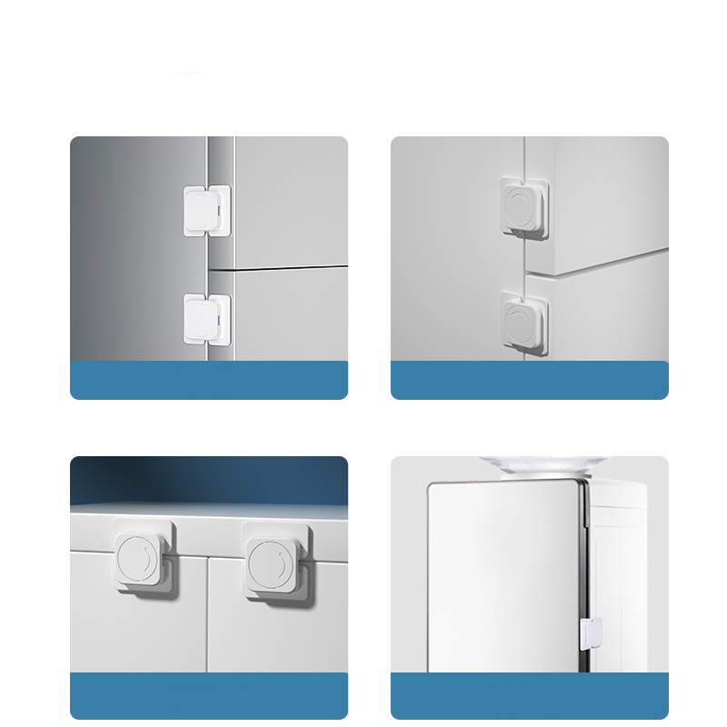 Children Safety Locks Refrigerator Door Lock Multi-function Baby Anti-Pinching Hand Home Cabinet Door Drawer Security Protector