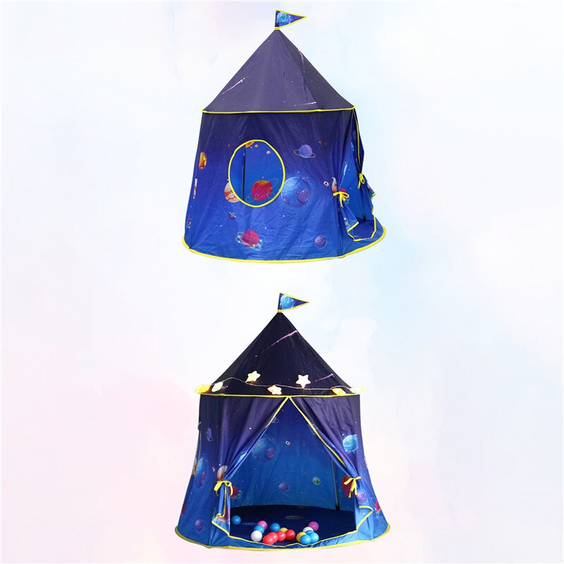 1.3M Portable Children's Tent Wigwam Folding Kids Tents Tipi Baby Play House Large Girls Pink Princess Castle Child Room Decor