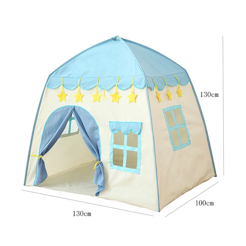 1.3M Portable Children's Tent Wigwam Folding Kids Tents Tipi Baby Play House Large Girls Pink Princess Castle Child Room Decor 1.3M Portable Children's Tent Wigwam Folding Kids Tents Tipi Baby Play House Large Girls Pink Princess Castle Child Room Decor