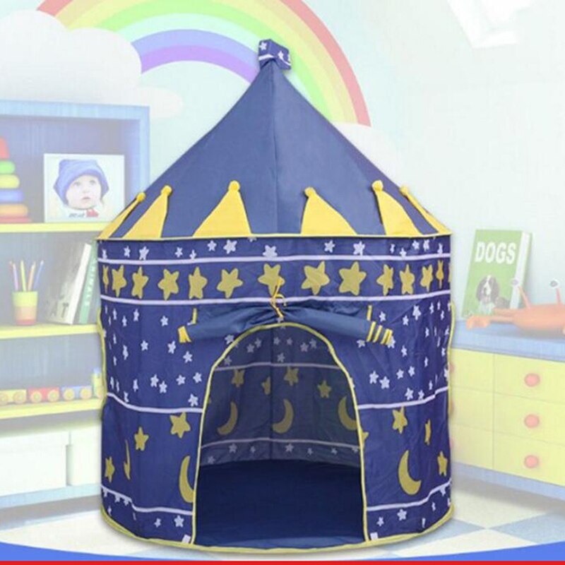 1.3M Portable Children's Tent Wigwam Folding Kids Tents Tipi Baby Play House Large Girls Pink Princess Castle Child Room Decor