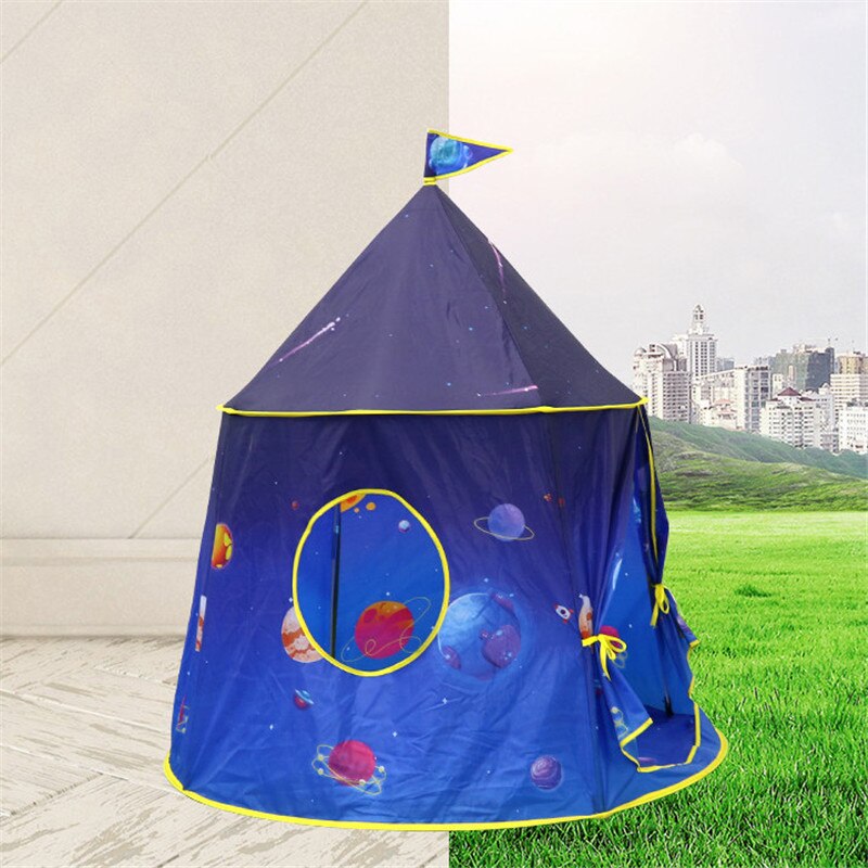 1.3M Portable Children's Tent Wigwam Folding Kids Tents Tipi Baby Play House Large Girls Pink Princess Castle Child Room Decor