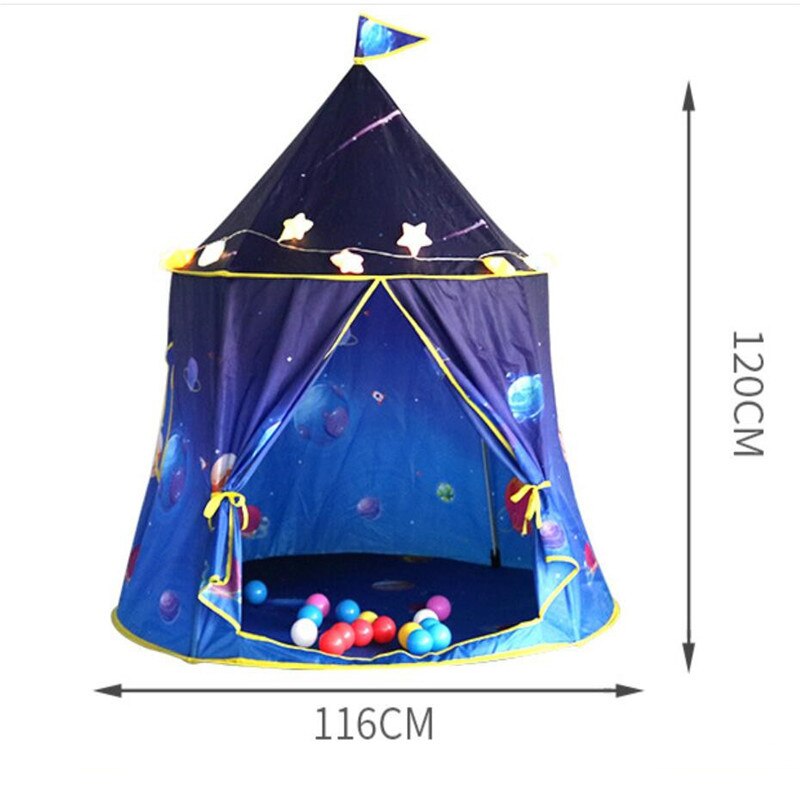1.3M Portable Children's Tent Wigwam Folding Kids Tents Tipi Baby Play House Large Girls Pink Princess Castle Child Room Decor