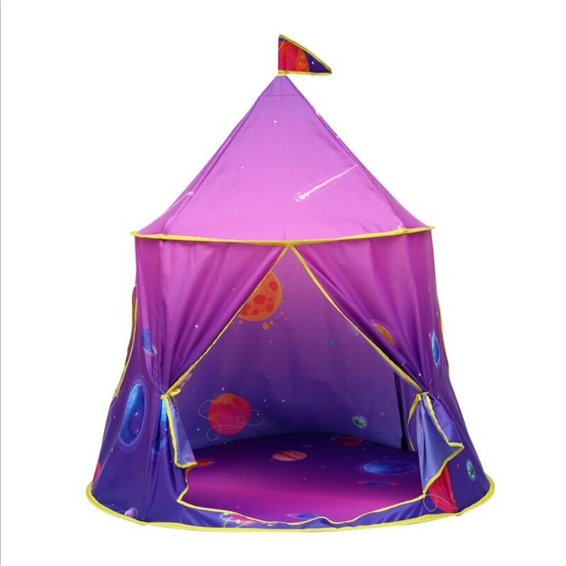 1.3M Portable Children's Tent Wigwam Folding Kids Tents Tipi Baby Play House Large Girls Pink Princess Castle Child Room Decor