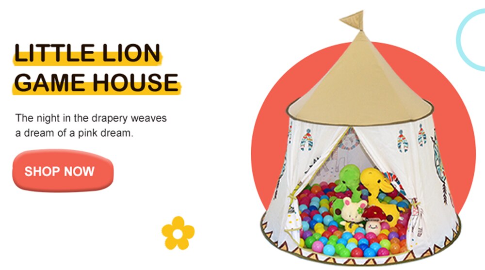 YARD Kids Tent Space Kids Play House Children Tente Enfant Portable Baby Play House Tipi Kids Space Toys Play House For Kids