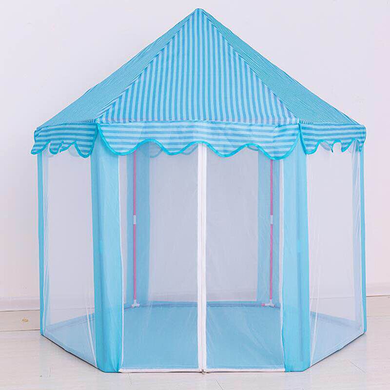 Baby toy Tent Portable Folding Prince Princess Tent Children Castle Play House Kid Gift Outdoor Beach Zipper tent Girls gifts