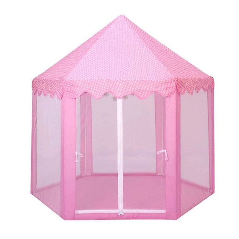 Baby toy Tent Portable Folding Prince Princess Tent Children Castle Play House Kid Gift Outdoor Beach Zipper tent Girls gifts