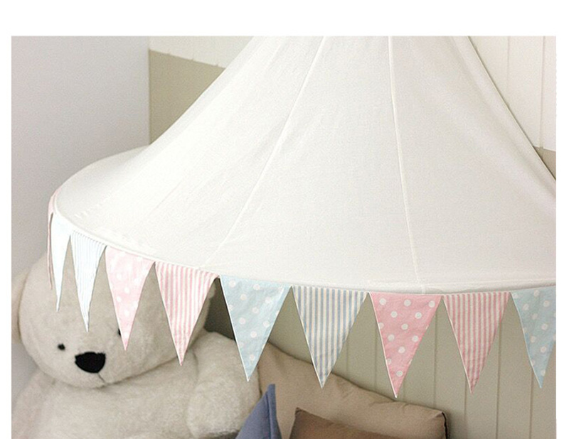 Kids Teepee Tents Children Play House Castle Cotton Foldable Tent Canopy Bed Curtain Baby Crib Netting Girls Boy Room Decoration
