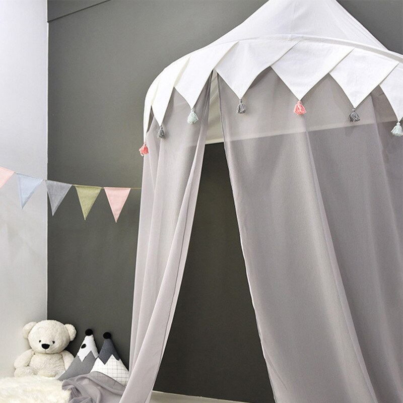 Kids Teepee Tents Children Play House Castle Cotton Foldable Tent Canopy Bed Curtain Baby Crib Netting Girls Boy Room Decoration Kids Teepee Tents Children Play House Castle Cotton Foldable Tent Canopy Bed Curtain Baby Crib Netting Girls Boy Room Decoration