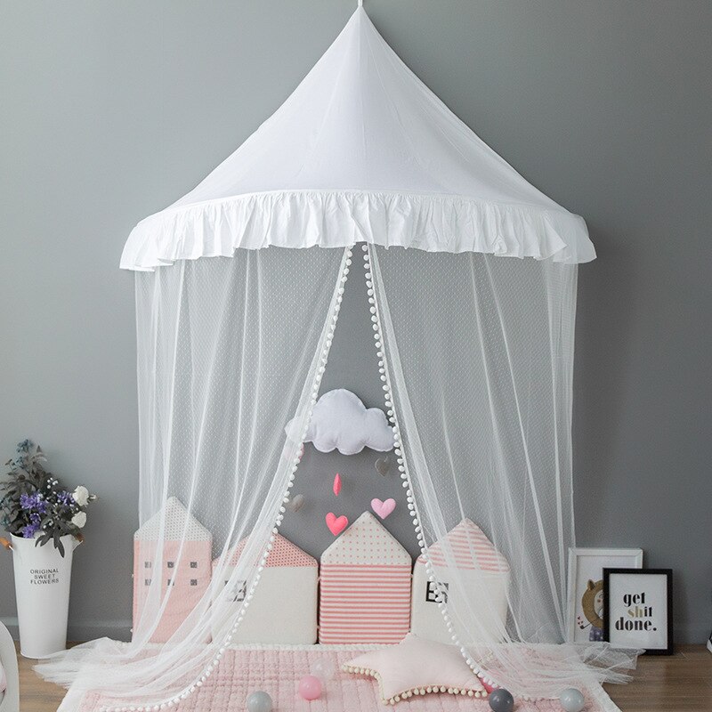 Kids Teepee Tents Children Play House Castle Cotton Foldable Tent Canopy Bed Curtain Baby Crib Netting Girls Boy Room Decoration Kids Teepee Tents Children Play House Castle Cotton Foldable Tent Canopy Bed Curtain Baby Crib Netting Girls Boy Room Decoration