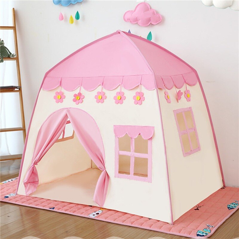 Kids Tent Wigwam For Children Ball Pool Child House Folding Play Tent For Kids Indoor Princess Castle Children's Tent Gifts