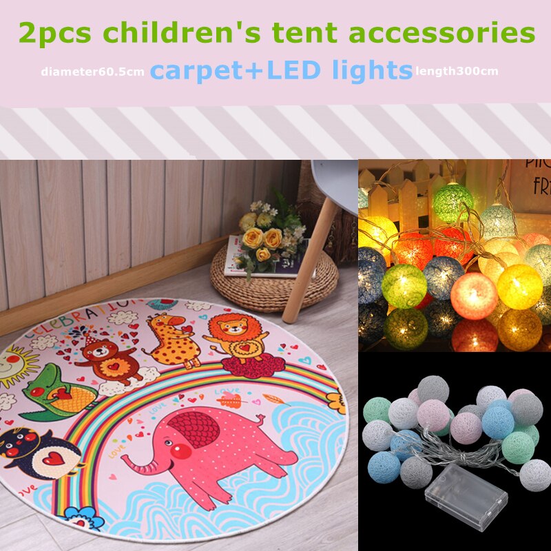 Kids Tent Wigwam For Children Ball Pool Child House Folding Play Tent For Kids Indoor Princess Castle Children's Tent Gifts