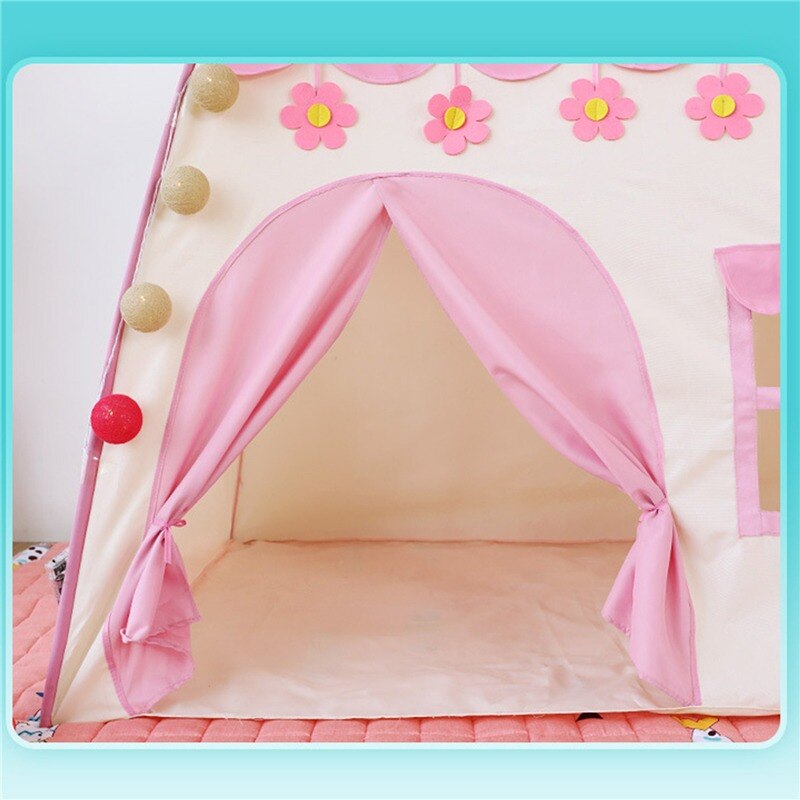Kids Tent Wigwam For Children Ball Pool Child House Folding Play Tent For Kids Indoor Princess Castle Children's Tent Gifts Kids Tent Wigwam For Children Ball Pool Child House Folding Play Tent For Kids Indoor Princess Castle Children's Tent Gifts