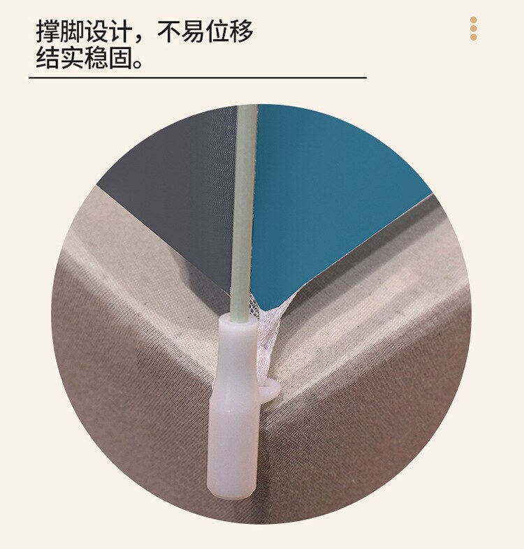 Free installation yurt magic mosquito net 2 door dustproof top large space anti-fall single student double folding mosquito net