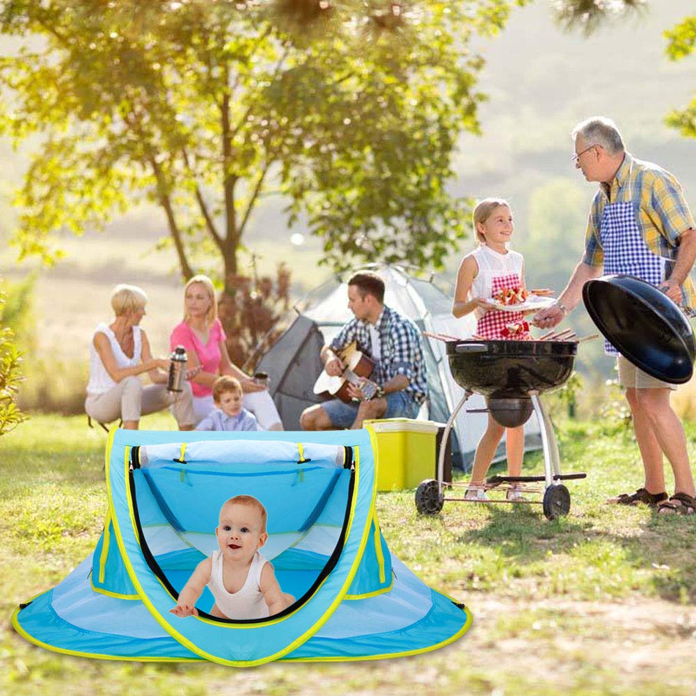 Baby Beach Tent Outdoor Pop Up Tent UPF 50+ UV Protection Sun Shelter for Infant Carry Bag Included Kid Tent House Play Tent Baby Beach Tent Outdoor Pop Up Tent UPF 50+ UV Protection Sun Shelter for Infant Carry Bag Included Kid Tent House Play Tent