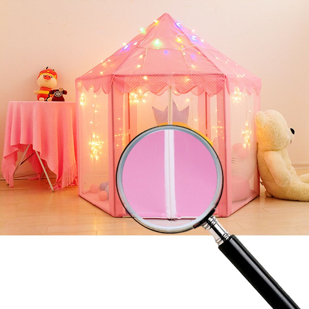 Princess Castle Folding Tipi Children Tent Play House Teepee Portable Toy Tents for Kids Baby Girl Outdoor Indoor Zipper tent Princess Castle Folding Tipi Children Tent Play House Teepee Portable Toy Tents for Kids Baby Girl Outdoor Indoor Zipper tent
