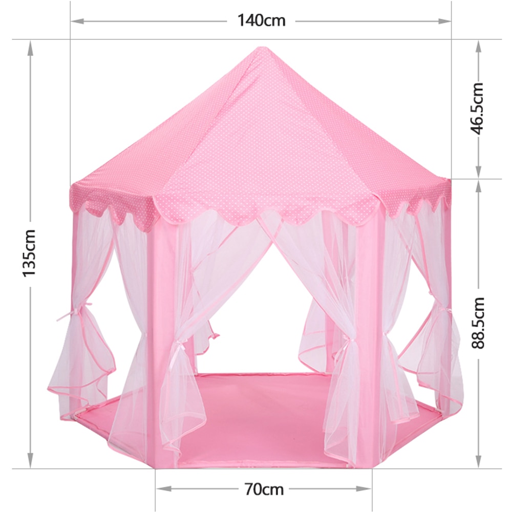 Princess Castle Folding Tipi Children Tent Play House Teepee Portable Toy Tents for Kids Baby Girl Outdoor Indoor Zipper tent Princess Castle Folding Tipi Children Tent Play House Teepee Portable Toy Tents for Kids Baby Girl Outdoor Indoor Zipper tent