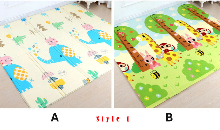 Katlanabilir bebek oyun matı Xpe &ccedil;ocuklar tarama halı bulmaca matı eğitim &ccedil;ocuk aktivite kilim katlanır battaniye zemin oyunları oyuncaklar