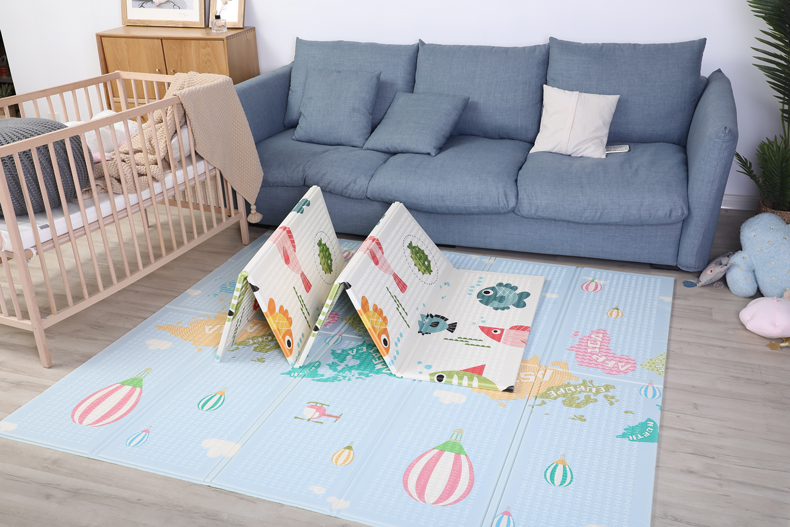 Katlanabilir bebek oyun matı Xpe &ccedil;ocuklar tarama halı bulmaca matı eğitim &ccedil;ocuk aktivite kilim katlanır battaniye zemin oyunları oyuncaklar