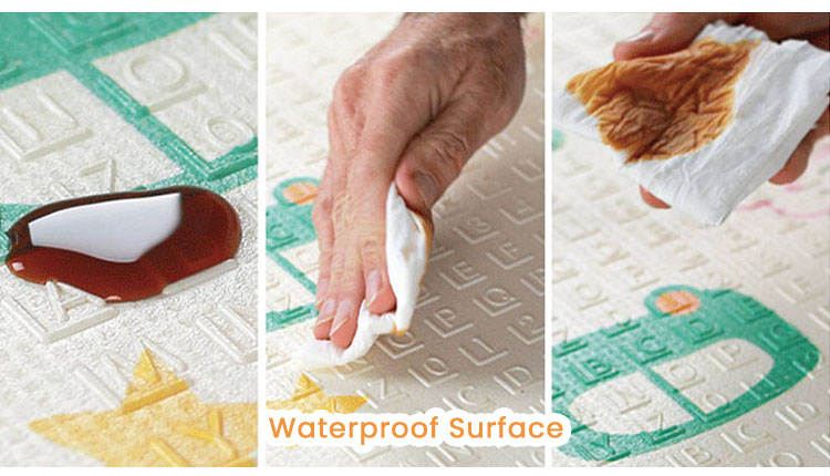 Bebek oyun matı 200X180X1.5cm XPE katlanabilir tarama halı &ccedil;ocuk y&uuml;r&uuml;yor termal halı oyun pedi etkinlik kilim katlanır battaniye