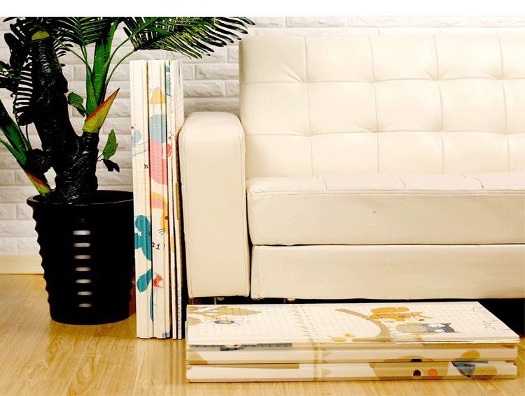 Bebek oyun matı, katlanır bebek emekleme paspası, su ge&ccedil;irmez geri d&ouml;n&uuml;ş&uuml;ml&uuml; Infant k&ouml;p&uuml;k toksik olmayan kaymaz taşınabilir oyun matı bebek i&ccedil;in