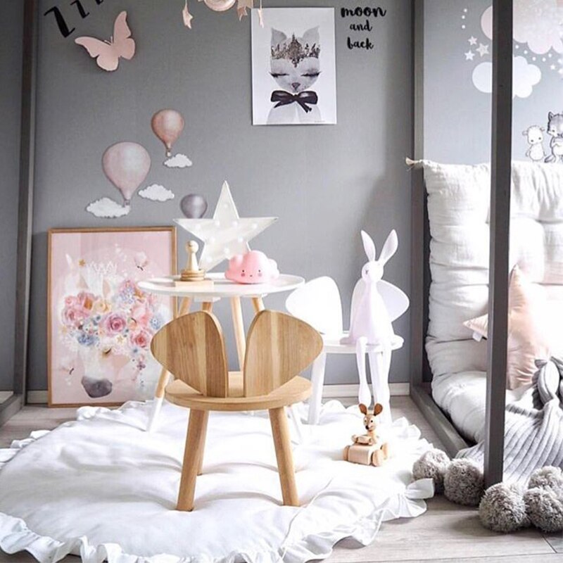 Bebek oyun paspaslar yuvarlak zemin yumuşak pamuk bebek yatak battaniyesi dantel emekleme paspası oyun pedi oyuncaklar çocuk odası kreş dekor için Bebek oyun paspaslar yuvarlak zemin yumuşak pamuk bebek yatak battaniyesi dantel emekleme paspası oyun pedi oyuncaklar çocuk odası kreş dekor için