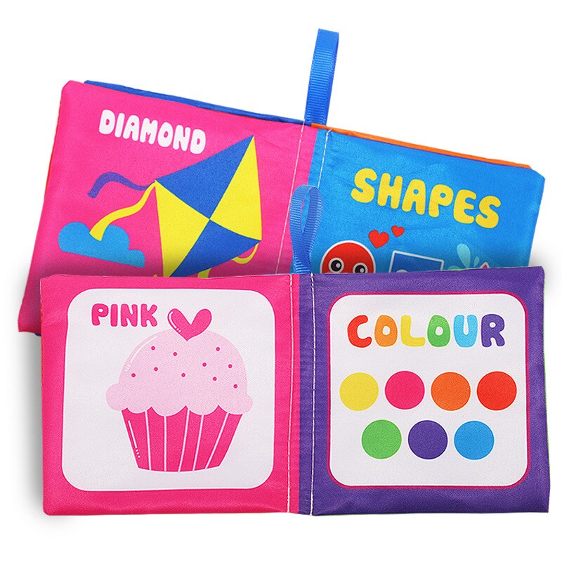 Libro de tela sensorial para beb&eacute; de 0 a 12 meses, juguetes de cuna para reci&eacute;n nacido, libros de tela de animales en blanco y negro, juguete para beb&eacute; de 1 a&ntilde;o