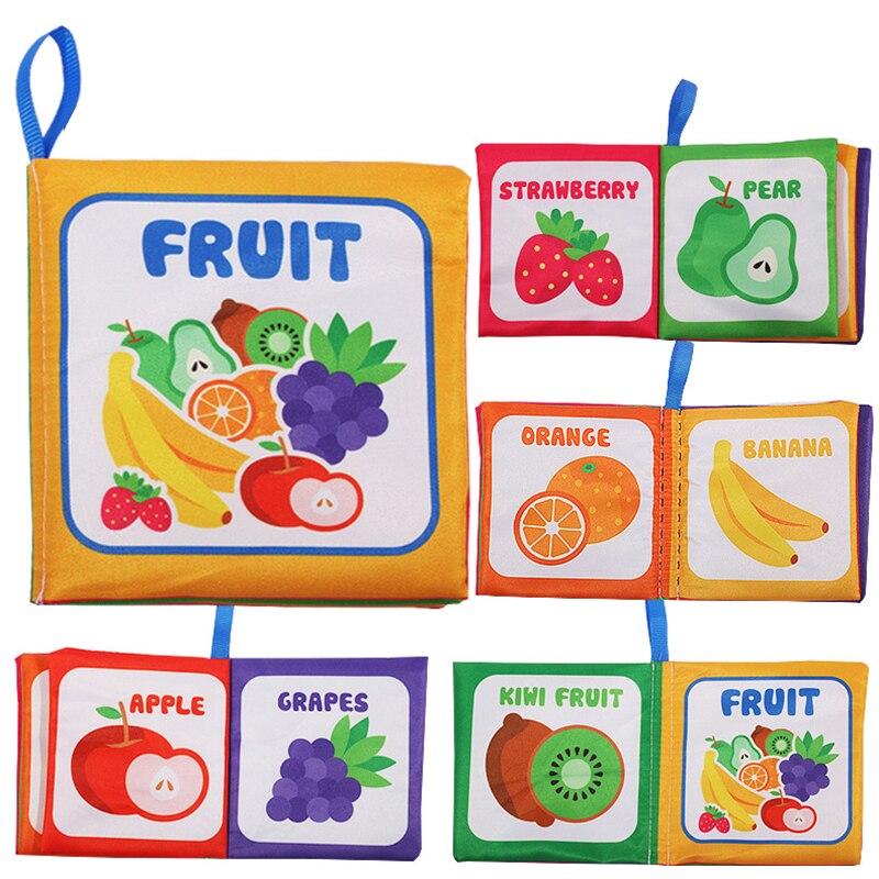 Libro de tela sensorial para beb&eacute; de 0 a 12 meses, juguetes de cuna para reci&eacute;n nacido, libros de tela de animales en blanco y negro, juguete para beb&eacute; de 1 a&ntilde;o