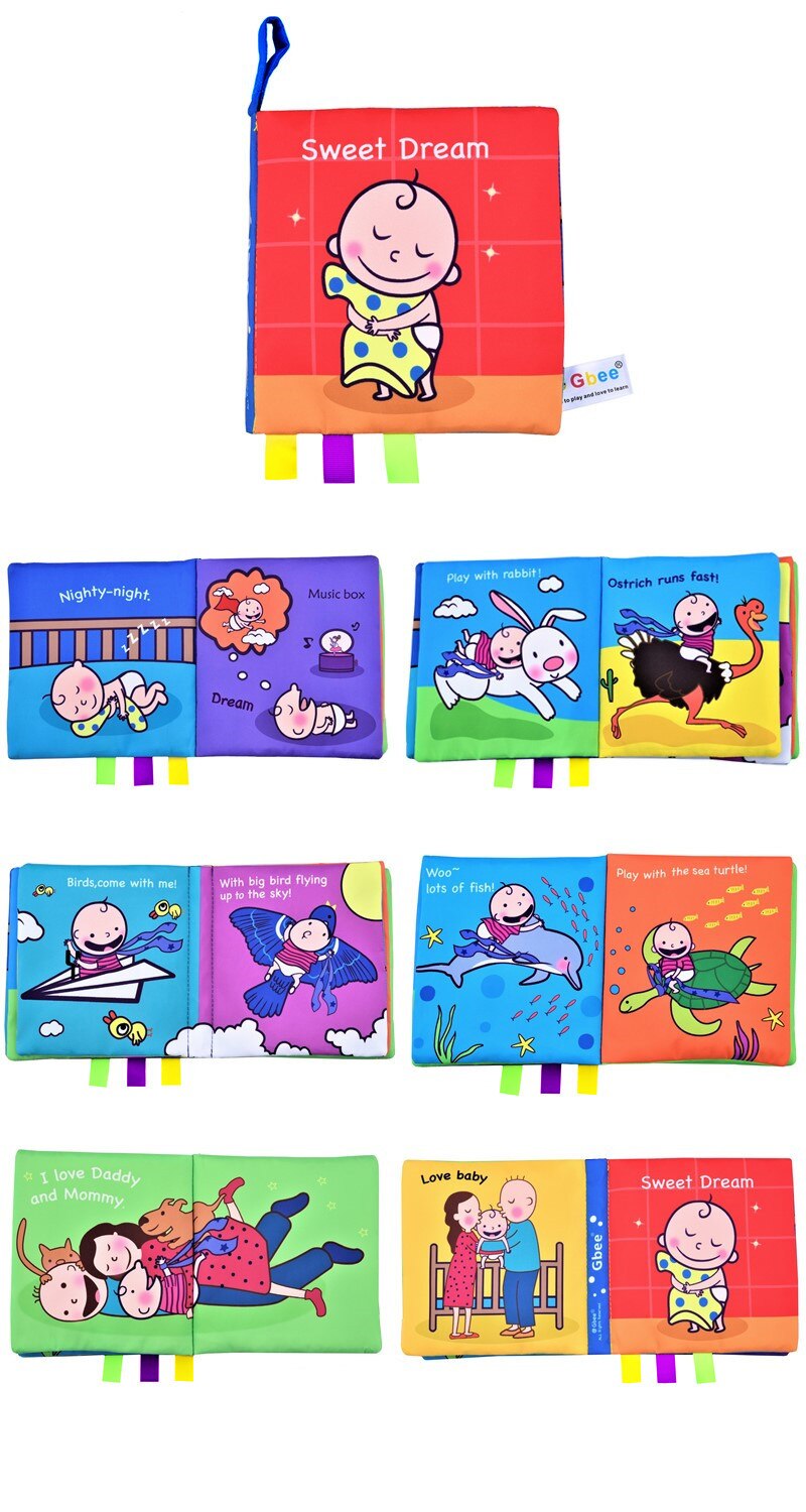 Libro de tela de juguete para beb&eacute;, libro de actividades de tela blanco y negro, libros sensoriales para beb&eacute;s, juguetes montessori de desarrollo temprano para ni&ntilde;os de 0 a 12 meses