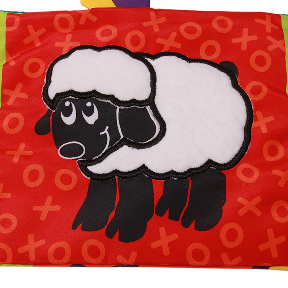 Libro de tela suave para beb&eacute;, libro de aprendizaje temprano para reci&eacute;n nacido, aprendizaje cognitivo, lectura, rompecabezas, juguetes infantiles, libro silencioso para ni&ntilde;os