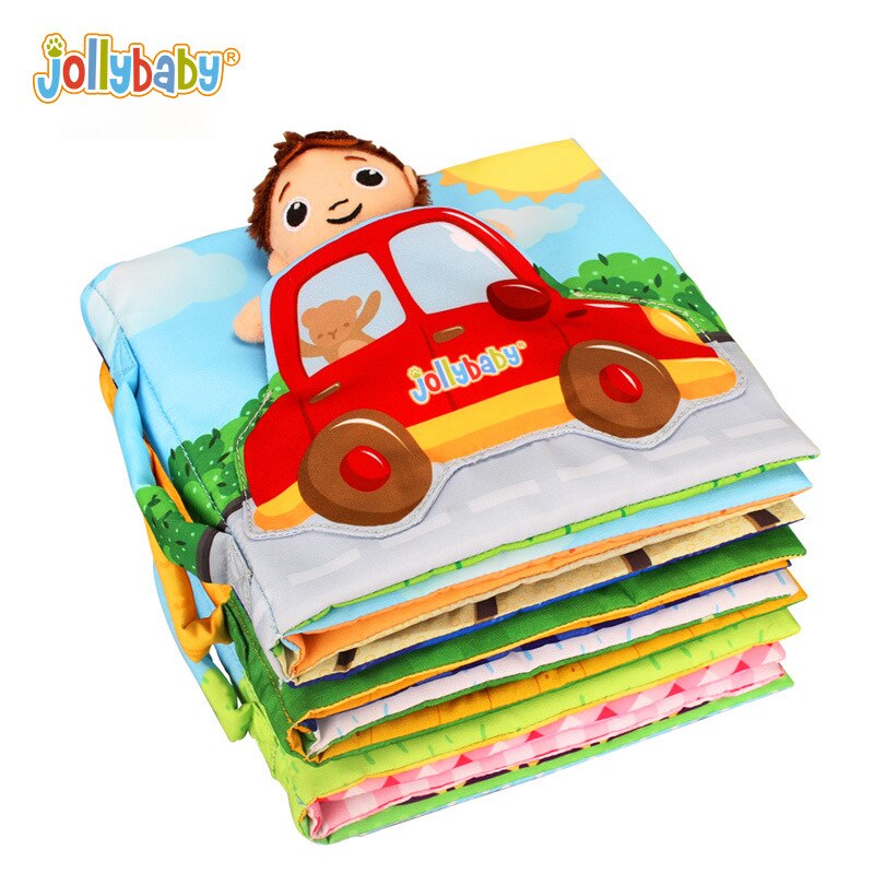 Jollybaby-rompecabezas de educación temprana para niños, libro de tela con anillo de papel, historia de bebé, muñecas pequeñas en casa, WJ468 Jollybaby-rompecabezas de educación temprana para niños, libro de tela con anillo de papel, historia de bebé, muñecas pequeñas en casa, WJ468