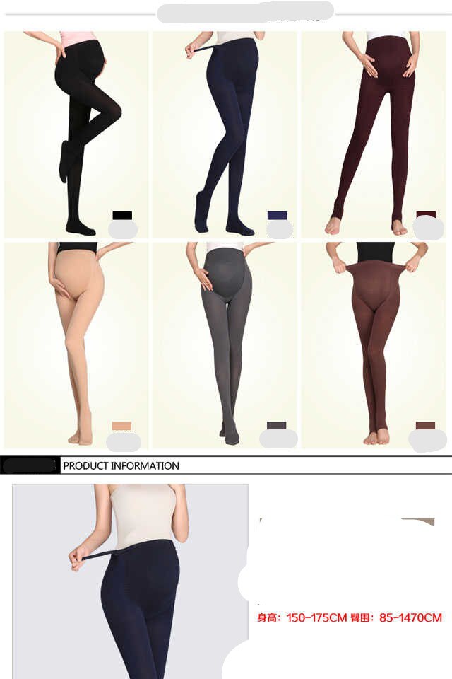 320D Women Pregnant Socks Maternity Hosiery Solid Stockings Tights Pantyhose Spring and autumn pregnant women stockings